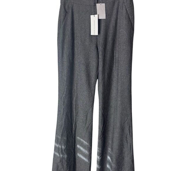 NEW Veronica Beard Gray Women 8 Wide-Leg Trousers - Picture 1 of 9
